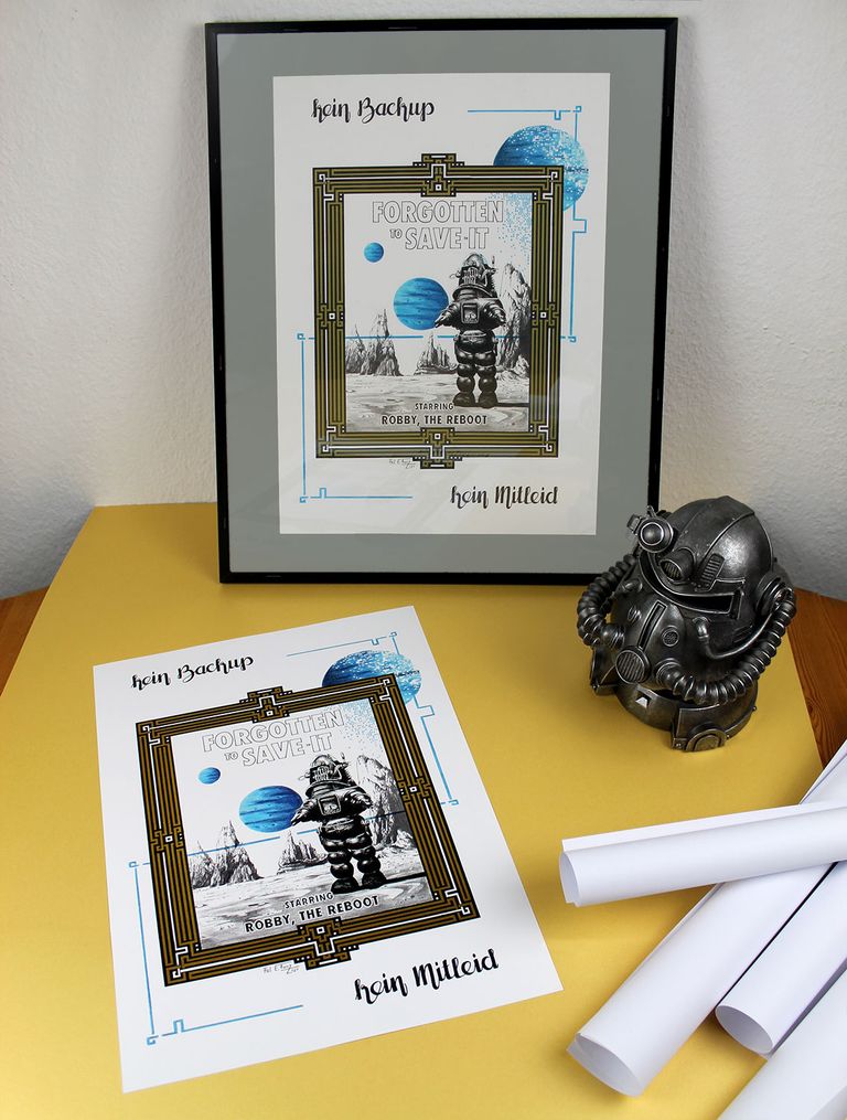 Plakat "Planet, Schmanet, Janet" Frl.E.Fanz - Zitate&Plakate