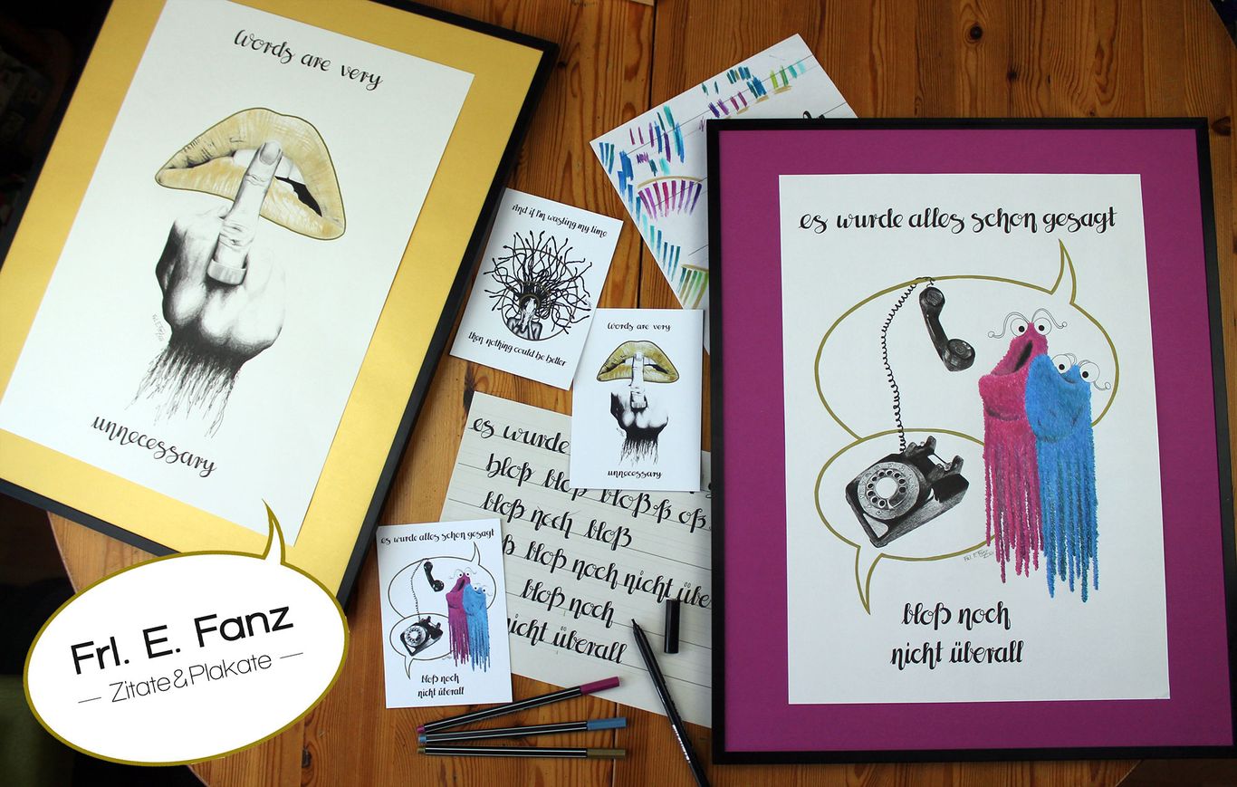 ©Frl.E.Fanz „Talk to the hand“ „Für Mutter“ Pen&Paper - 2021/2022 www.frlefanz.de